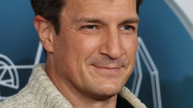 Nathan Fillion smiling