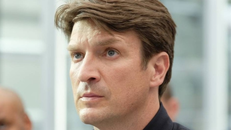 Nathan Fillion eyebrow raise