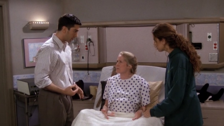 Ross, Carol, and Susan in the hospital