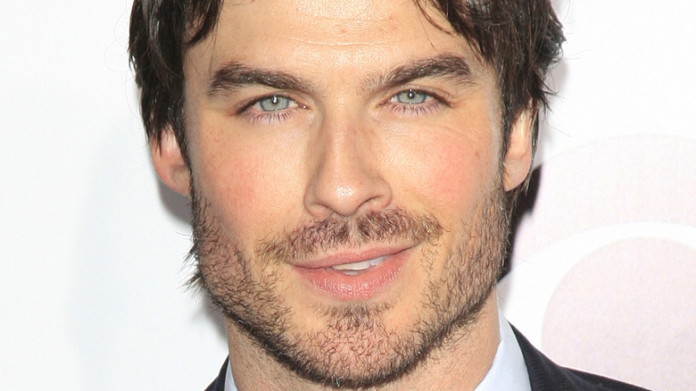 Ian Somerhalder smirking