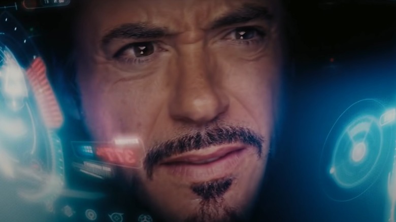 Iron Man looking confused