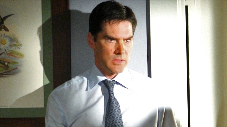 Hotch looking traumatized