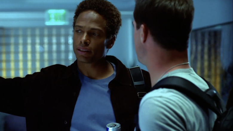 Warrick and Nick on the CSI pilot episode