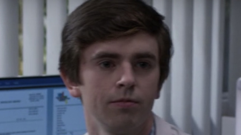 Shaun listening in The Good Doctor