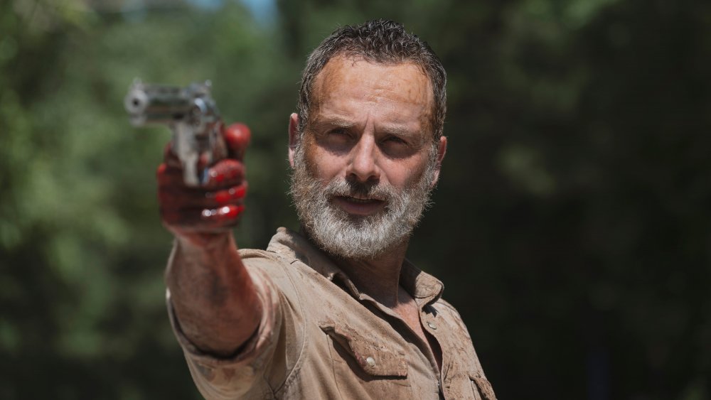 Andrew Lincoln as Rick Grimes on The Walking Dead