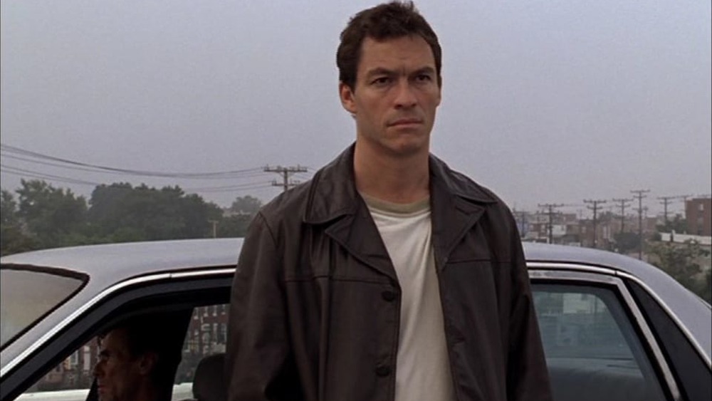 Dominic West with car