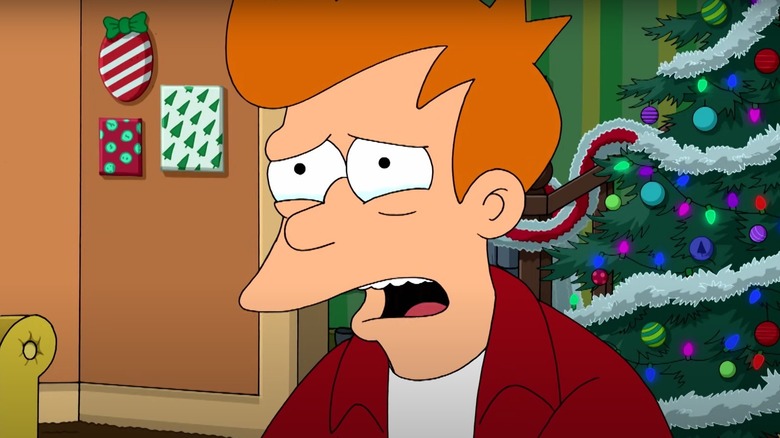 Fry with tears in eyes