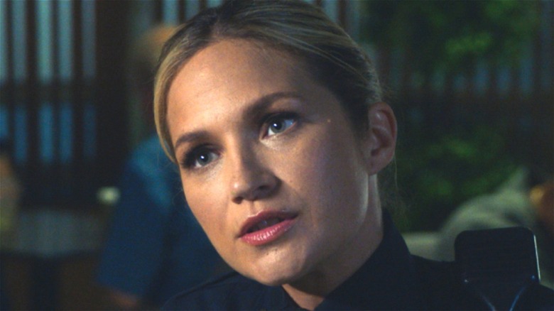 Vanessa Ray speaking in Blue Bloods