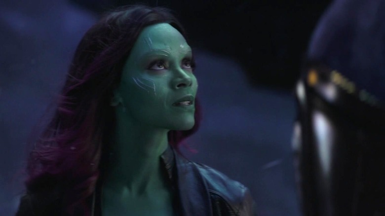 Zoe Saldana in Avengers: Infinity War