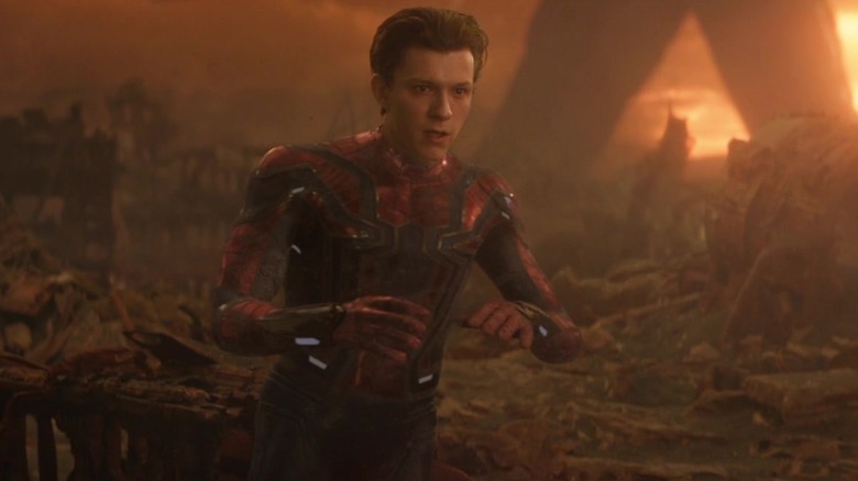 Tom Holland in Avengers: Infinity War