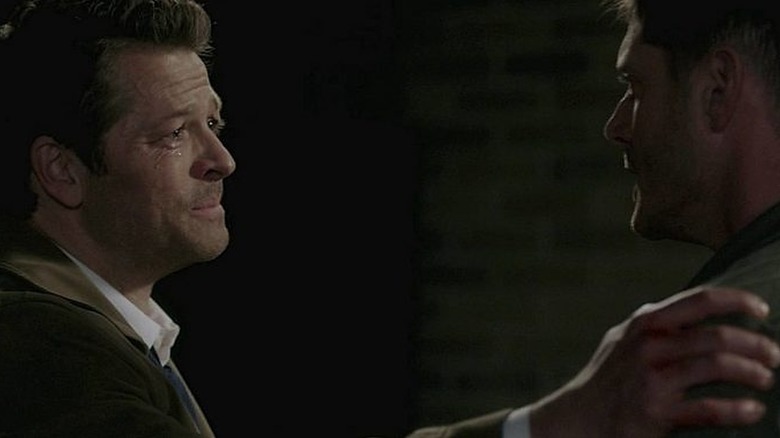 Cas says goodbye to Dean