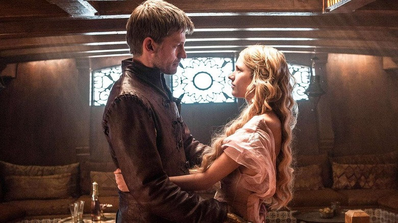 Uncle Dad kisses Myrcella's forehead as she dies