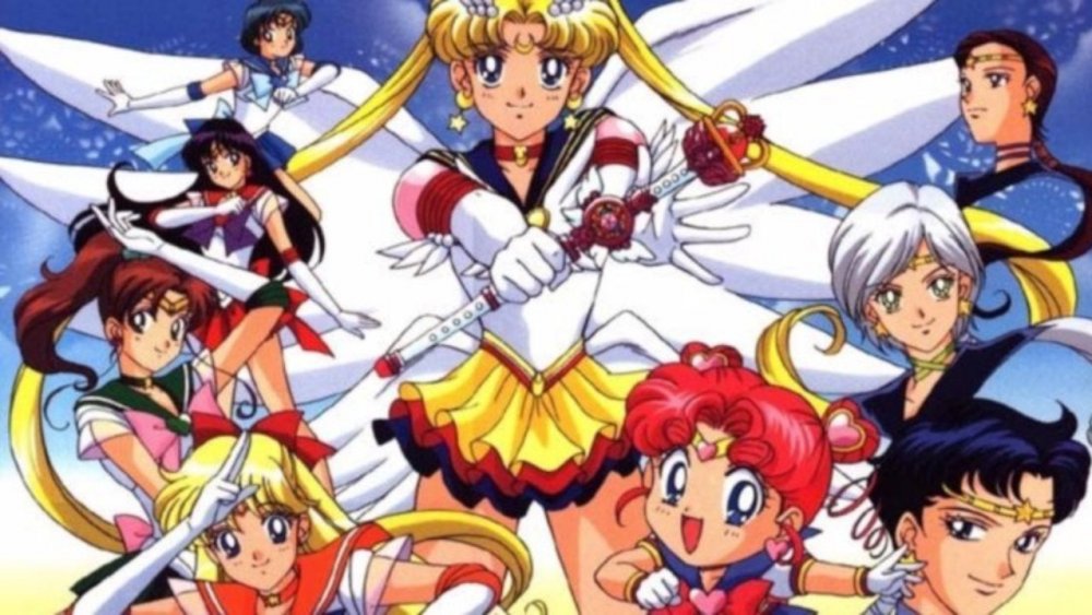 all the major protagonists of Sailor Moon Sailor Stars