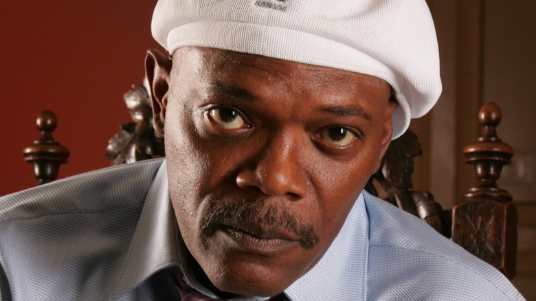 Samuel L. Jackson posing