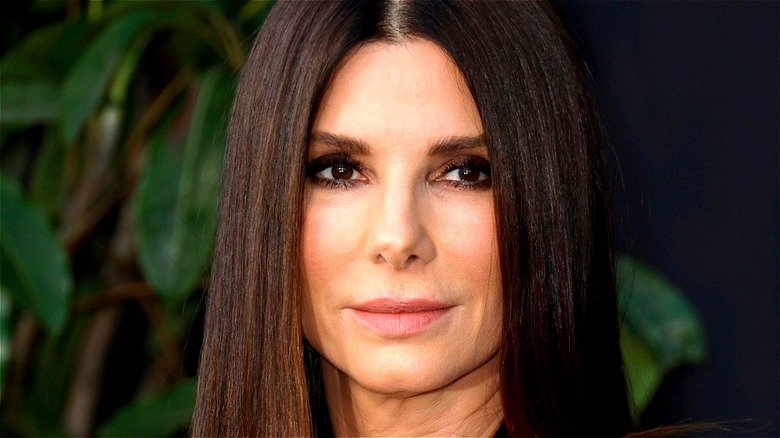 Sandra Bullock smirking