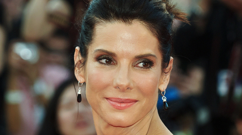 Bullock on red carpet