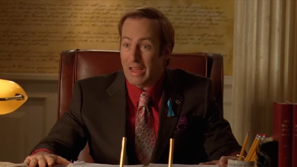 Bob Odenkirk as Saul Goodman on Breaking Bad