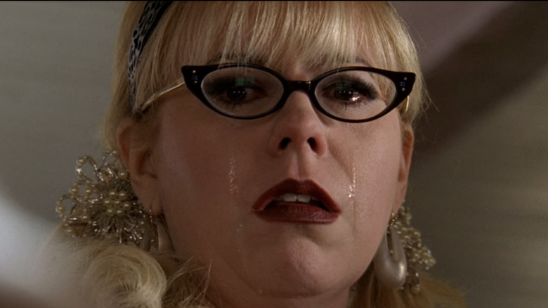 Kirsten Vangsness cries as Penelope Garcia in Criminal Minds