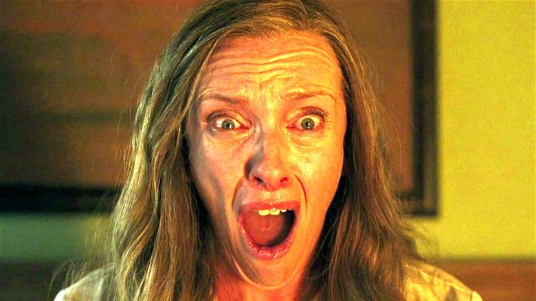 Toni Collette looking shocked