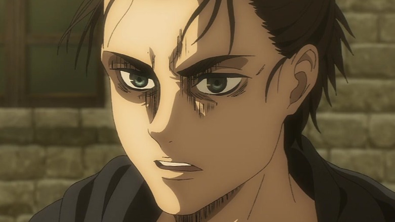 Eren Jaeger looking angry 
