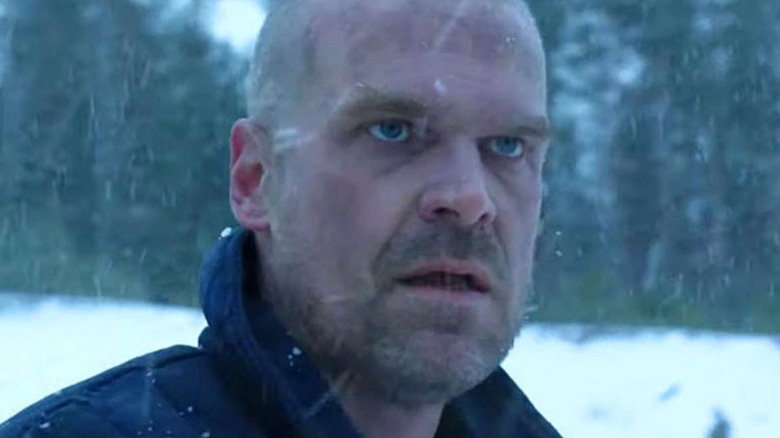 Jim Hopper bald angry