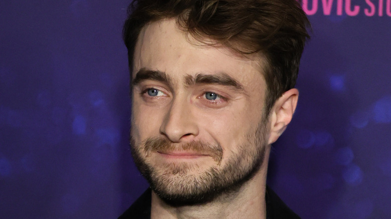 Daniel Radcliffe with long whiskers