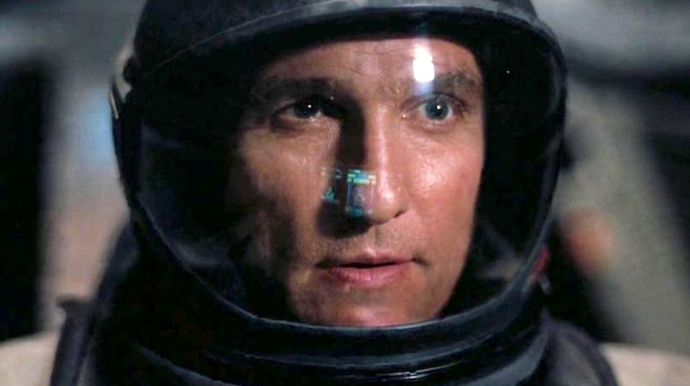 Matthew McConaughey in a space helmet