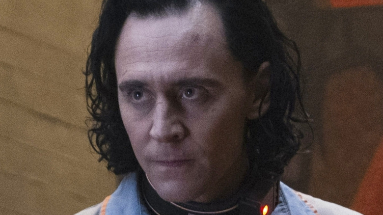 Loki scowling