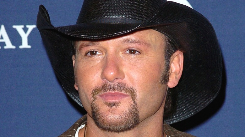 Country singer and actor Tim McGraw smiling