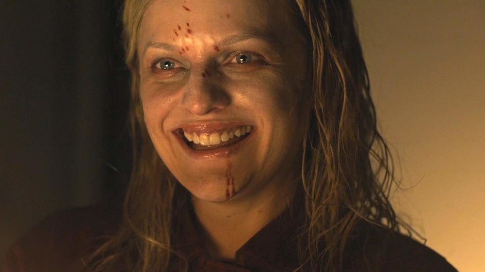 Elisabeth Moss as Dahlia laughing in Us