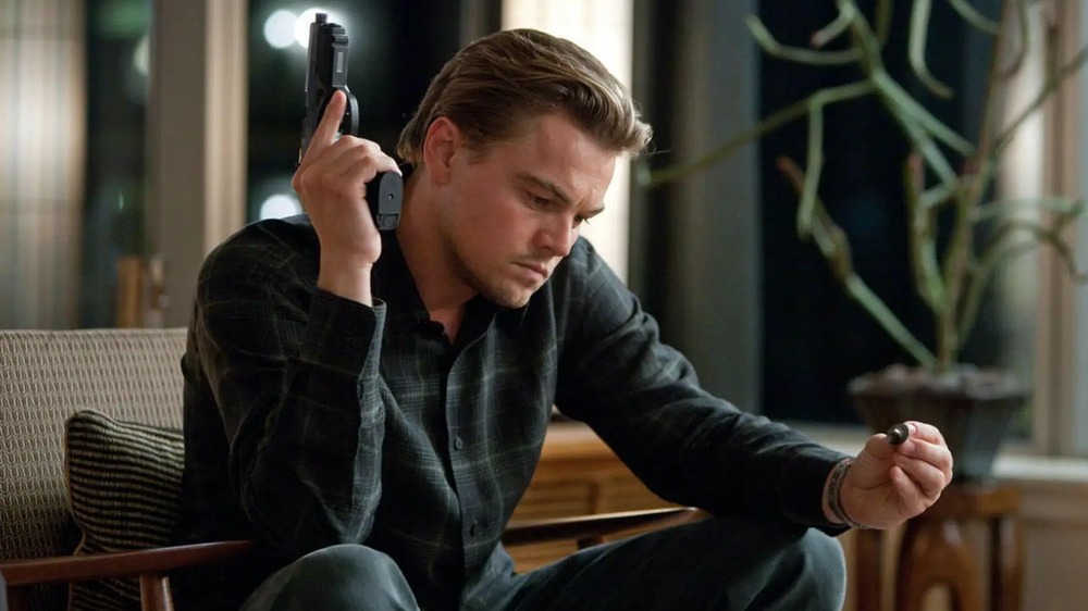 Leonardo DiCaprio as Dom Cobb in Inception