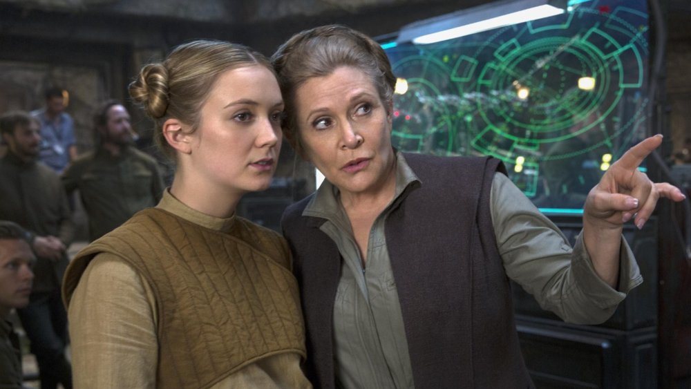Billie Lourd and Carrie Fisher Star Wars