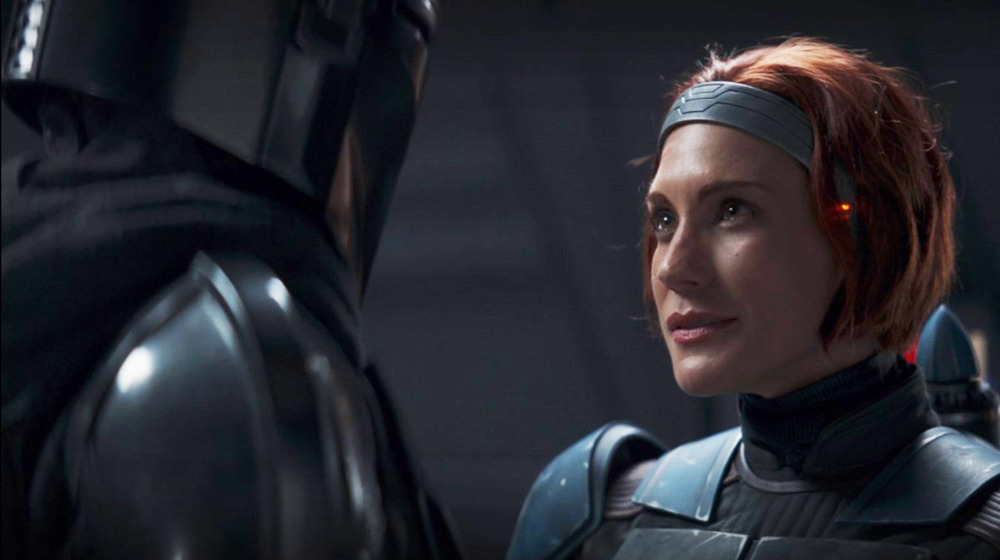 Katee Sackhoff as Bo-Katan Kryze in The Mandalorian