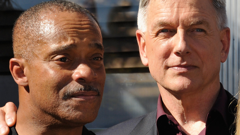 Director Leon Vance and Leroy Jethro look into distance