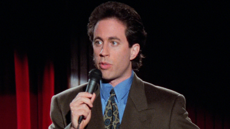 Jerry Seinfeld on microphone