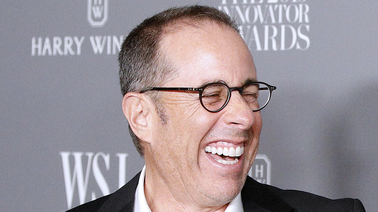 Jerry Seinfeld laughing