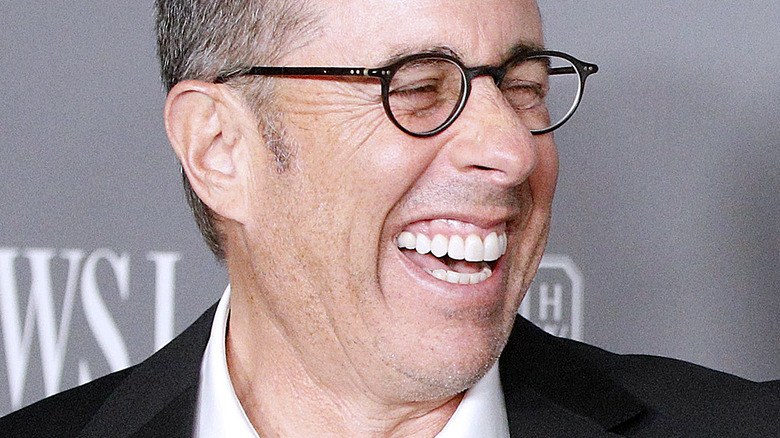Jerry Seinfeld laughing out loud