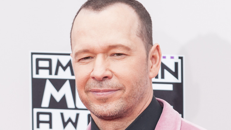 Donnie Wahlberg smiling