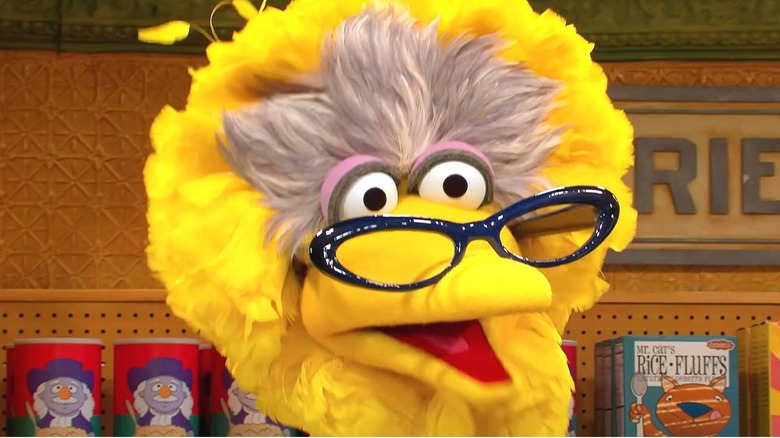 Big Bird talking