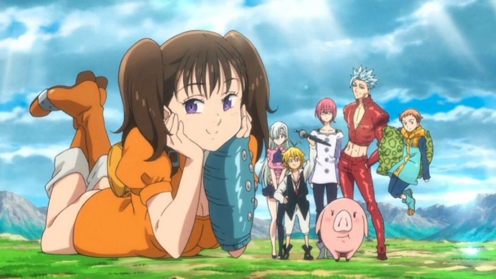 The cast of The Seven Deadly Sins