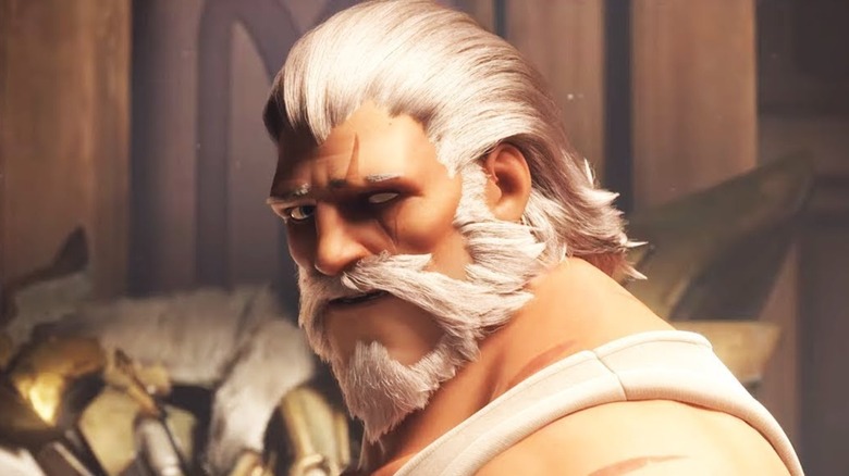 Reinhardt looks to the side