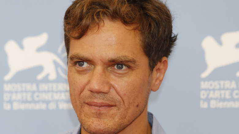 Michael Shannon posing during film premiere