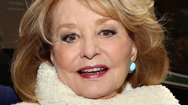 Barbara Walters at a press event