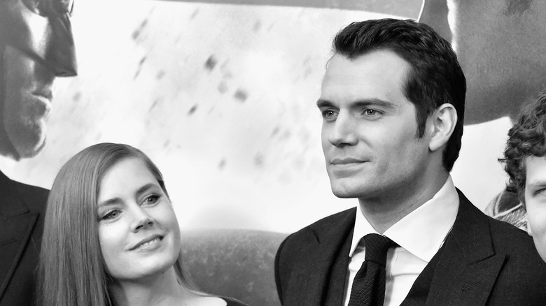 Amy Adams and Henry Cavill on the red carpet