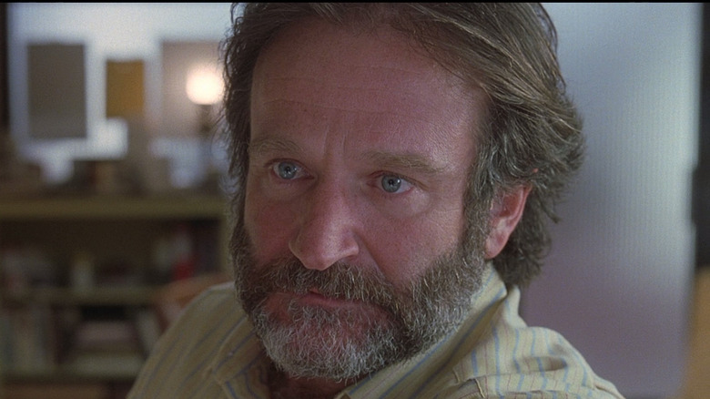 Robin Williams glaring