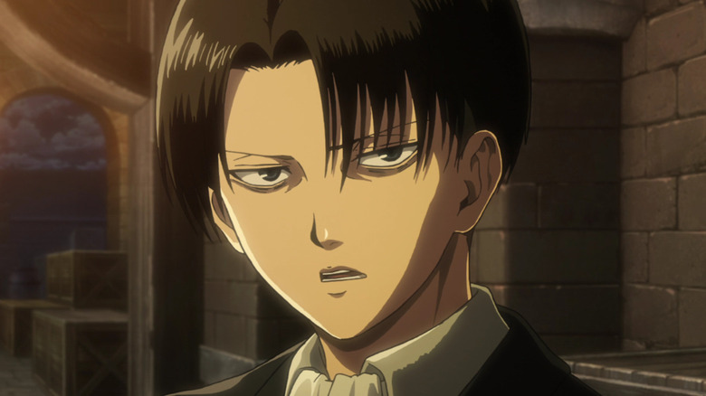 Levi chastises eren