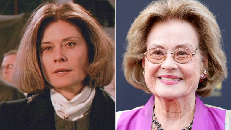 Senator Ruth Martin speaks to Hannibal Lecter at the Memphis airport; Diane Baker smiles at the AFI Lifetime Achievement Award to Francis Ford Coppola in 2025