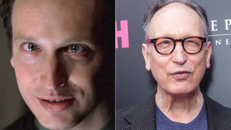 Dr. Pilcher smiles at Clarice Starling; Paul Lazar smiles at the Macbeth premiere at Longacre Theater in 2022