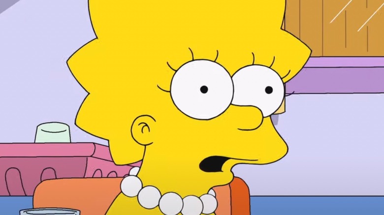 Lisa Simpson looks shocked