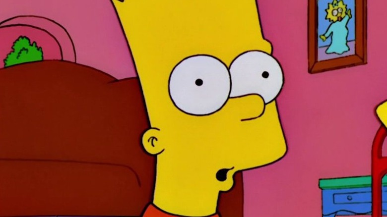 Bart Simpson wide-eyed